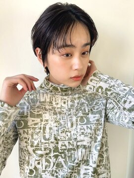 シータ(sheta) 【表参道sheta中澤】クールな黒髪ショート マッシュショート