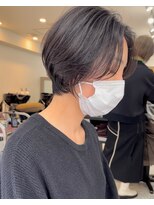前髪長めショート