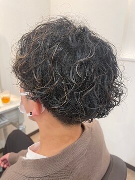 エルベ  茨大前店(elve) 波巻パーマ×ハイライト