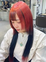 ベレーザシェルト(Beleza scelto)&nbsp;3250ビビッドカラーカシスレッドバイカラーグラデーション