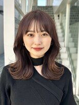 アンアミ シブヤ(Un ami shibuya) 【Unami】池田　大人ミディアム『上品な顔まわり×くびれヘア』
