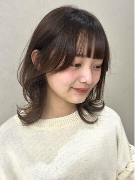ミリ 奈良店(mm) 顔まわりカット/レイヤーカット/韓国/髪質改善/奈良/近鉄奈良