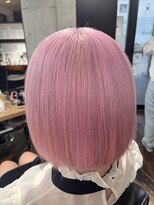 ガルボヘアー 名古屋栄店(garbo hair) #ホワイトピンク#ピンクカラー#ハイトーン#10代#20代#名古屋