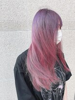 ビーハイブ ギフト(BeeHIVE GIFT) 派手髪ラベンダーピンクグラデーション