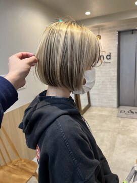 サンド 鹿児島中央(sand) @sei___sandインナーカラー/ブリーチ/鹿児島中央駅