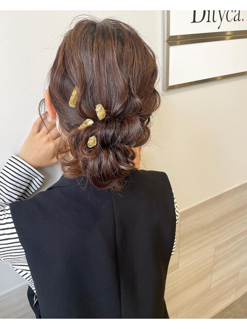 大人シニヨンhair