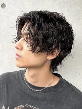 アソビ 表参道(ASOBI) ツイストスパイラルパーマ ウルフ