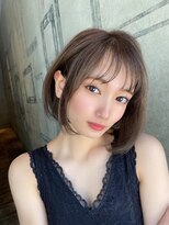 エル バイ ロンド 関(elle by Lond)&nbsp;[elle by lond]栗原　瑠世　切りっぱなし/内巻き／ショートボブ