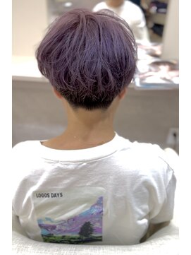 シエル 大分中央町店(CIEL) ブリーチ2回ピンクパープル