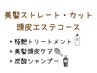 【頭皮エステコース】美髪ストレート+ピュアtr+極艶tr+美髪頭皮ケア