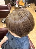 白髪ぼかしショート