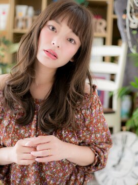 カバーヘア ブリス 北浦和(COVER HAIR bliss) ミルクティーアッシュ小顔韓国風毛先パーマh3北浦和10代20代30代