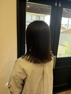 ラヴィン(LOVIN’) ミディアムボブ/髪質改善トリートメント