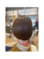 カシータフロル 守山(Casita flor)&nbsp;丸みボブ×酸性ストレート×潤髪(^^)/