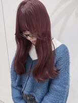 ユートゥイーズ 鎌倉(U too e's)&nbsp;《Utoo e's鎌倉》美髪ロング/ピンクレッド/美髪カラー/髪質改善