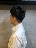 ビジネス場面にもピッタリ　清潔感MAXパーマスタイル