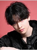 韓国ショートマッシュ【シャドウパーマ】シースルーバング