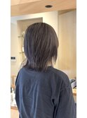 ハイトーンから透け感たっぷりダークグレーカラー