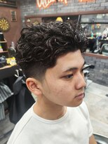 フォーコーナーズカットショップスリーセント 栄(FourCornersCutShop 3/cent)&nbsp;ニュアンスパーマ/宮城リョータ風パーマ/フェードカット