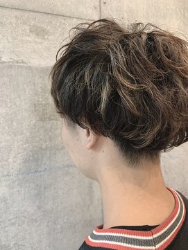 メンズプライマル(Men’s PRIMAL) MEN'S HAIR/ブルーブラック/フェザーパーマ/千葉駅