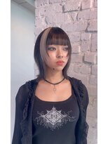 バンビ ミムデオム(BAMBI MIMU de HOMME)&nbsp;ウルフカット×ポイントカラー