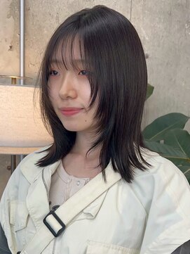 ノード(NODE) 栄柔らか質感レイヤーカットミディアム