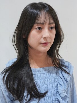 【miyon】韓国レイヤーカット×暗髪カラー×髪質改善