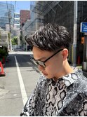 メンズスパイキーショートメンズパーマ