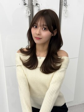 アマトウキョウスマートサロン(AMA TOKYO×Smart Salon) くびれレイヤー/顔まわりカット/レイヤーカット/小顔ヘア