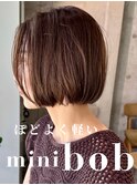 ぱつっとミニボブ　【tyto hair&eyelash】