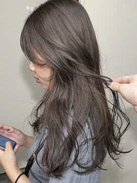 パークレーン アイス イヴェン(park lane ICI yeven) ブリーチカラーダブルカラーくすみベージュグレージュ/akari