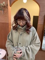 チャプター 問屋町(chapter)&nbsp;アンブレラカラーミルクティーベージュ髪質改善レイヤーカット