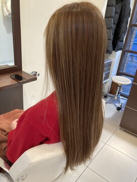 ヘアーイズム(HAIR ISM) オリーブブラウン×ハイライト♪