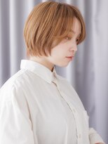 カバーヘア ブリス 志木南口駅前店(COVER HAIR bliss)&nbsp;ハイトーンカラーミルクティーブロンド小顔ショートY志木20代