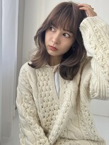 ソヨン 岡崎店(SOYON)&nbsp;ミルクチョコレートカラー×ゆるふわ巻き