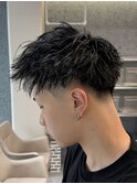 ツーブロショート × テーパーフェード