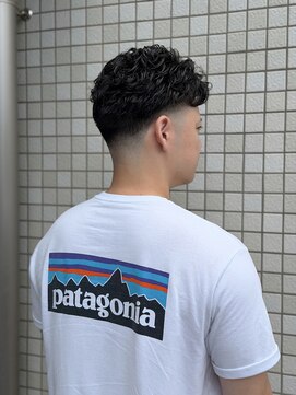 エルパティオ(EL PATIO) フェード×黒髪アクティブショートパーマ
