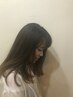 【気になるクセに★】カット+ハホニコトリートメントストレート　￥11600
