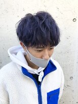 レーヴ(Reve)&nbsp;メンズ　ブルーラベンダー×ラフウェーブ【レーヴ】