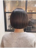 ナチュラルストレート/前下がりボブ/簡単ヘア《knit銀座　秦》