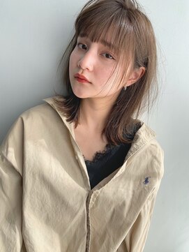 オグジュアリー 表参道(aux.) 大人かわいい/前髪[表参道/表参道駅]