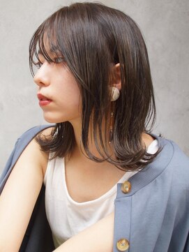 アトリエ フェム(atelier.fem) atelier.fem【秋hair】ナチュラル外ハネミディ