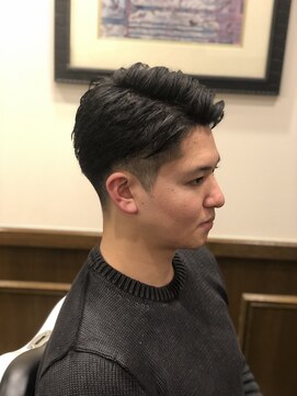 プレミアムバーバー 目黒店(PREMIUM BARBER produce by HIRO GINZA) 七三ツーブロック×刈り上げ