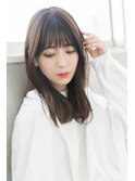 透明感ナチュラルヘア