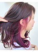 ピンクインナーカラー