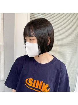 ミント(mint) ミニボブ/ボブ/シンプルボブ/ショートボブ/ブルージュ