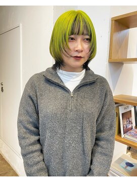 クラフト ヘア デザイン(CRAFT HAIR DESIGN) ネオングリーン