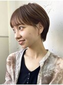 マロンブラウン×大人ナチュラルボブ♪