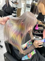 シェイロ(Cielro)&nbsp;プリズムカラー/レインボー《ピンクベージュインナーグレージュ