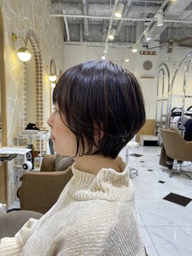 カーサ 西大寺南ロータリー店(casa) バッサリイメチェン白髪ぼかしショートボブ☆